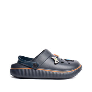 Sandália Babuche Infantil Molekinho Pins Marinho/Laranja em Oferta na Shopee