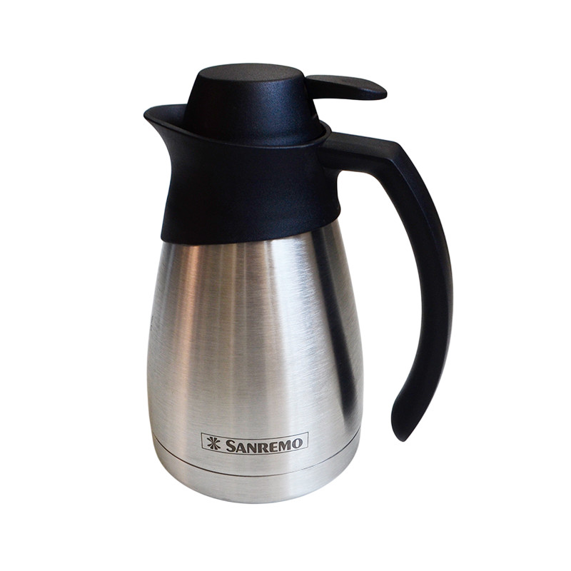 Bule Termico 500ml 100% Aço Inox Acolher 0,5L com Alça Garrafa Termica Café Sanremo SR1040