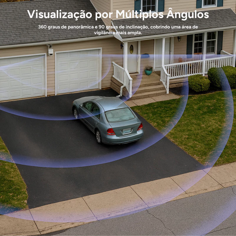 Câmera de Vigilância WiFi 4MP com Dupla Lente Full Color e Áudio — foto 7