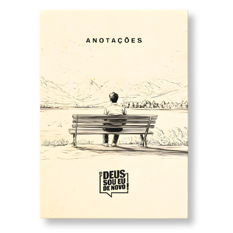 Caderno de Anotações | Oi Deus, Sou Eu De Novo | Deive Leonardo | Capa Dura em Oferta na Shopee