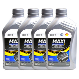 Kit 4 Litros Óleo Motor 5w40 508 88 Genuíno Volkswagen Shell Maxy Performance Gs55553r2bra em Oferta na Shopee