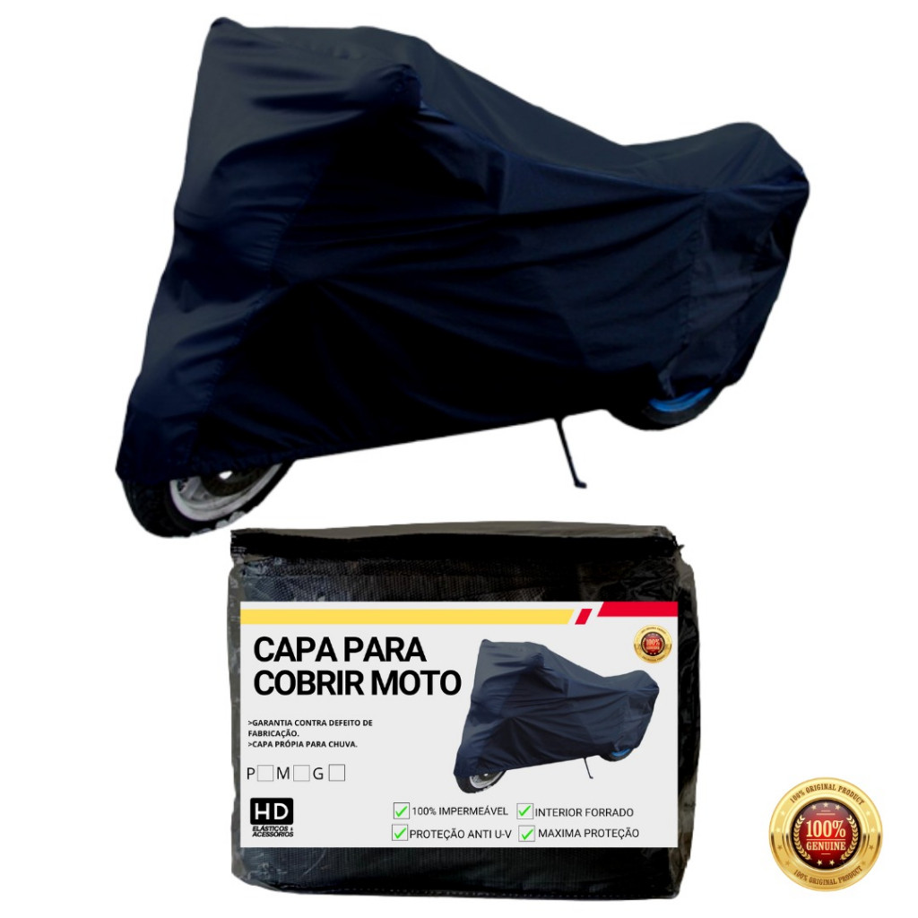 Capa Couro Impermeável Para Motos Scooters Honda PCX BIZ ELITE LEAD POP VISION P M G GG em Oferta na Shopee