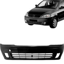 Parachoque Dianteiro Corsa Montana 2003 2004 2005 2006 2007 2008 2009 Com Furo Milha Preto Liso