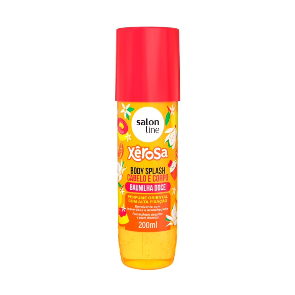 Body Splash Salon Line Cabelo e Corpo Xerosa Baunilha Doce 200ml em Oferta na Shopee