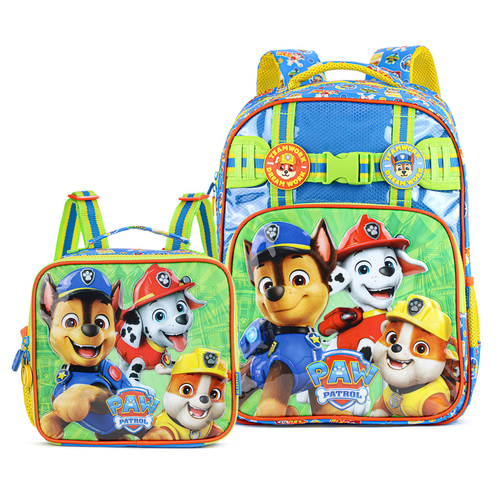 Kit Mochila de Costas e Lancheira Patrulha Canina Xeryus
