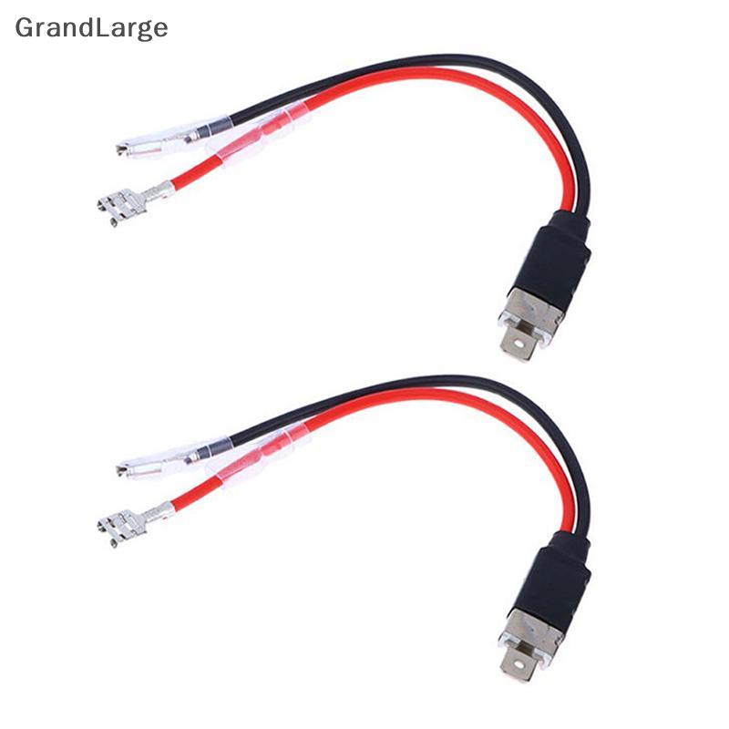 [GrandLarge] 2 Pcs H1 Substituição Conversor Único Fiação Conector Suporte Adaptador De Conversão De Cabo Para Acessório