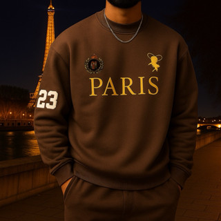 BLUSA FRIO MOLETOM MASCULINO ESTILOSO PARIS 23 FLANELADO 100% ALGODÃO ESTILO SUÉTER CASACO VARIAS CORES LANÇAMENTO em Oferta na Shopee