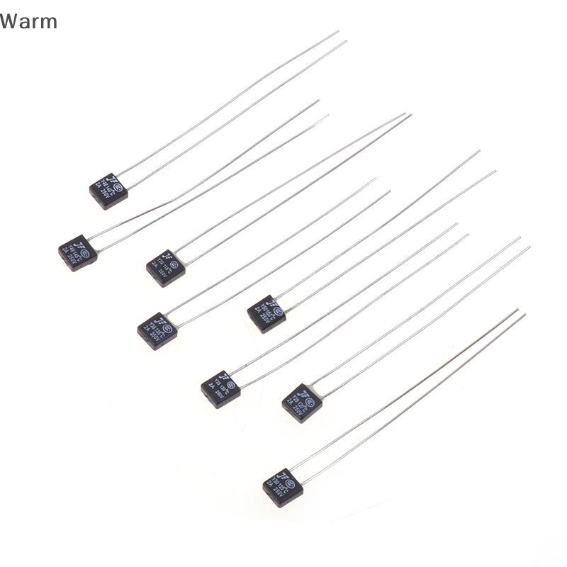 Quente 10 Pçs Motor De Ventilador Quadrado 2A 250V Fusível Térmico LED Fues 115 120 125 130 135 140 145 150 Graus Interr em Oferta na Shopee