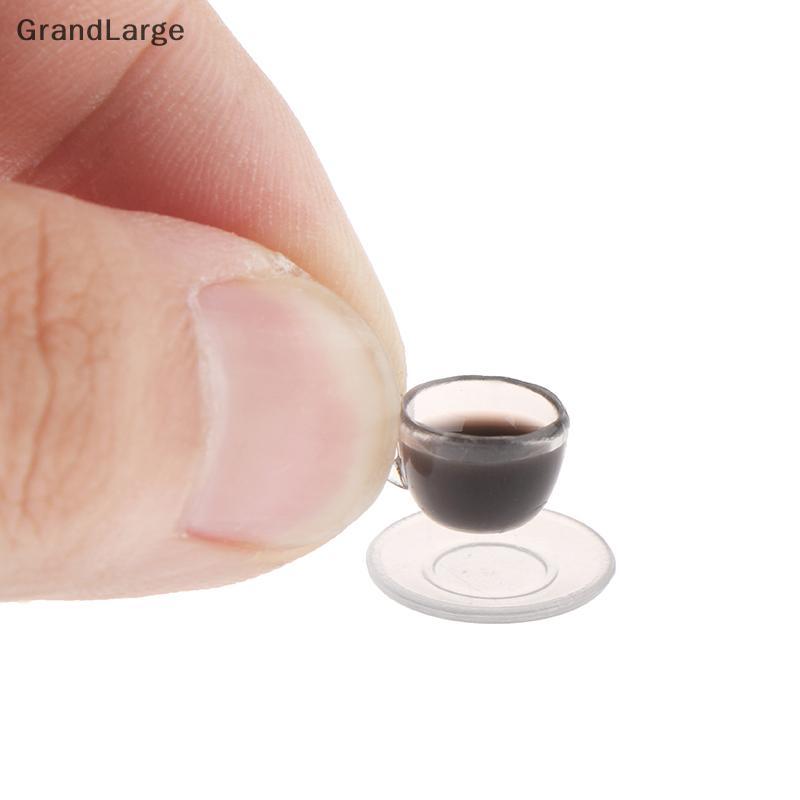 [GrandLarge] Conjunto De Xícara De Café Em Miniatura Para Casa De Bonecas 1 : 12 , Modelo De Acessórios , Brinquedos BR