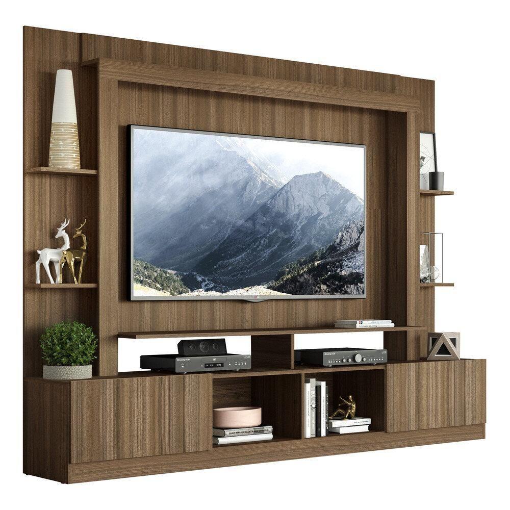 Estante 65" E 2 Portas Oslo Multimóveis V3395 Madeirada