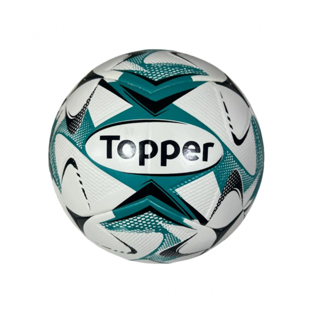 Bola Topper Campo Slick Colorful-Branco/Azul/Preto