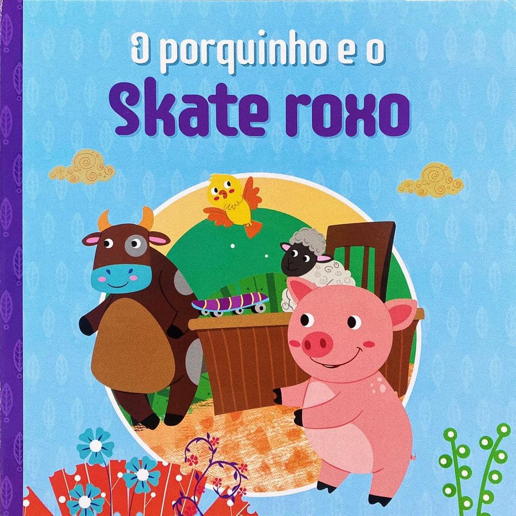 Livrinhos Cartonados | O Porquinho e o Skate Roxo em Oferta na Shopee