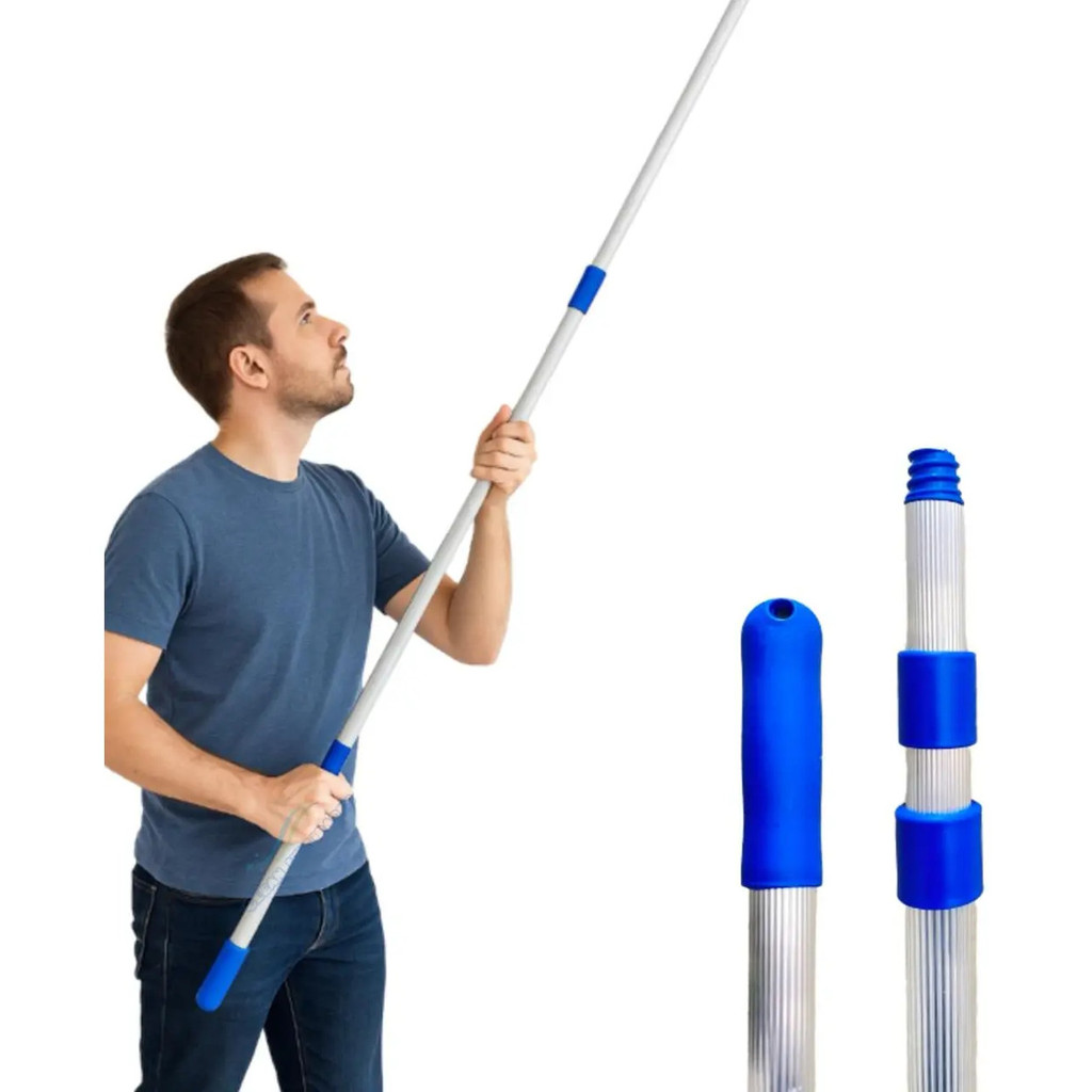 Vassoura Limpa Teto Com Cabo Extensor Telescópico 6 Metros — imagem 2 de 2