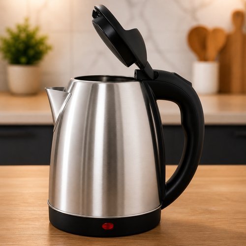 Chaleira Elétrica Em Inox 1.8L 1000W Jarra Elétrica Aquecimento Rápido Para Água Café Chá