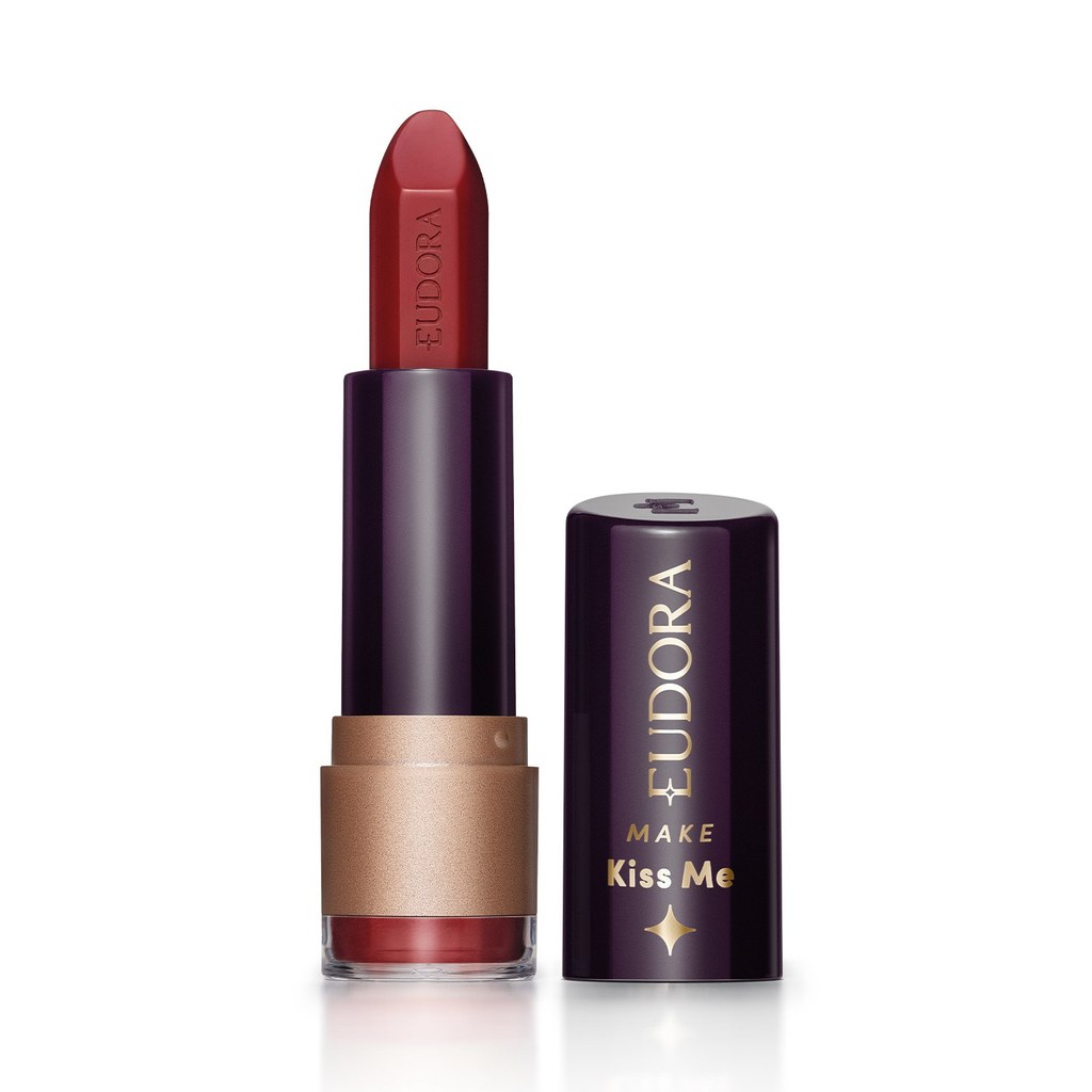 Eudora Make Kiss Me Batom Matte Vermelho Paparazzi 3,7g
