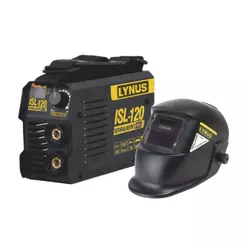 Kit Máquina Inversora Solda Serralheiro TIG/MMA 100A 220V + Máscara Solda MSL-3500 KISL-120 LYNUS