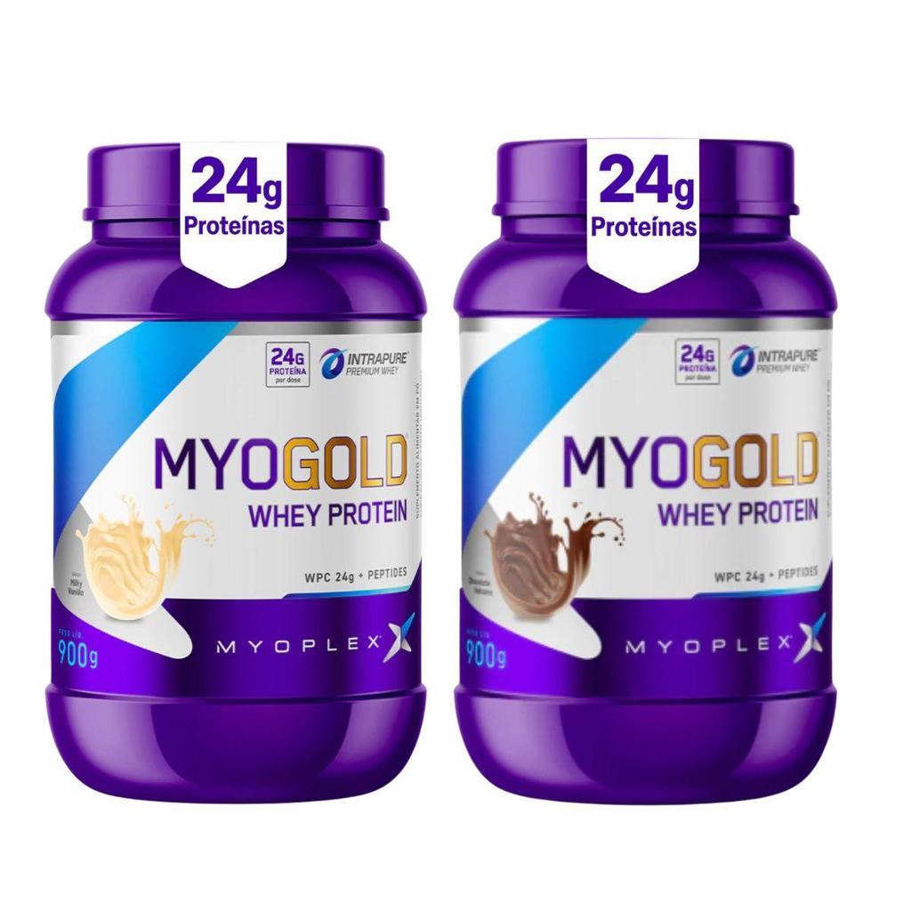 Myo Gold Whey Protein Premium Pote 900g Myoplex