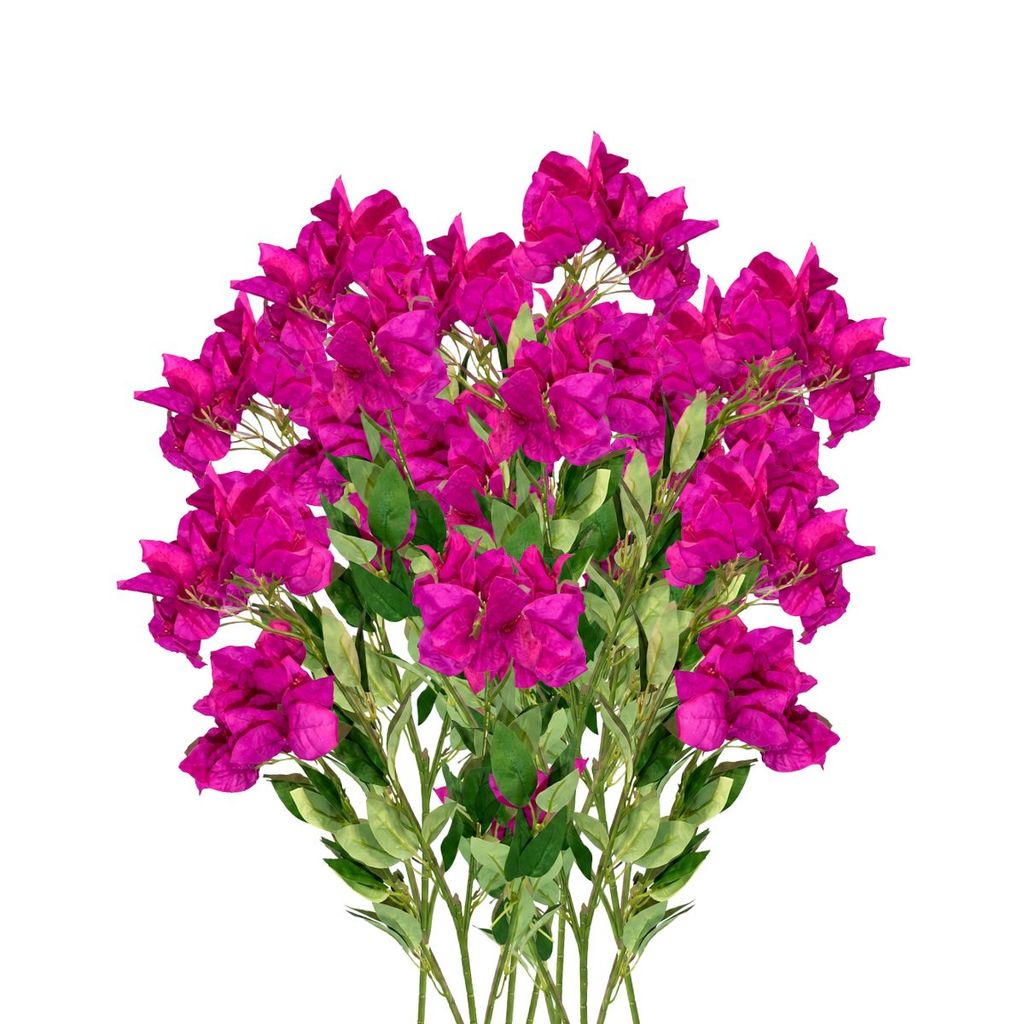20 Bougainville Artificial Verde Flores Artificial Decoração