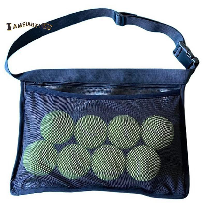 [Entrega Rápida T] Suporte De Pickleball De Tênis Malha Cintura Hip Bola Bolsa Titular Bolas Acessório Equipamento Espor