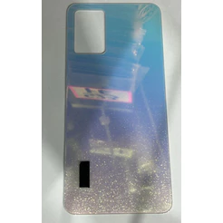 Tampa traseira de vidro Redmi Note 11 pro plus Azul Com Branco