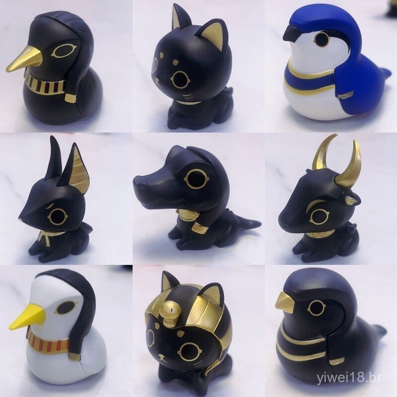 Itens populares em estoque: Gashapon - Deuses Egípcios, Série Animais do Museu Britânico, Gato Fofo, Figuras de Pássaros