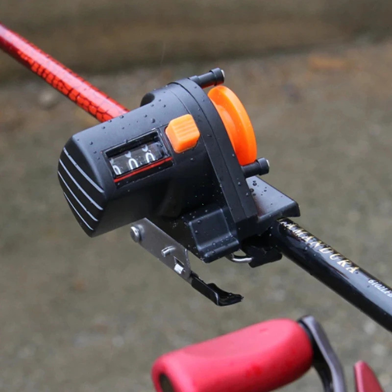 Contador de Linha de Pesca 0-999M, Medidor de Profundidade da Linha de Pesca, Ferramenta de Medição de Comprimento, Enro