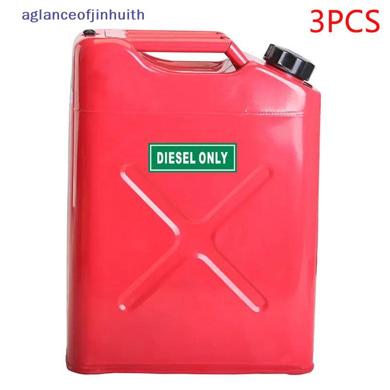 [aglanceofjinhui] 3 PCS Lembrete De Gasolina Diesel Car Stier Para Tanque De Óleo Tru Trator Veículo Automóvel Acessório