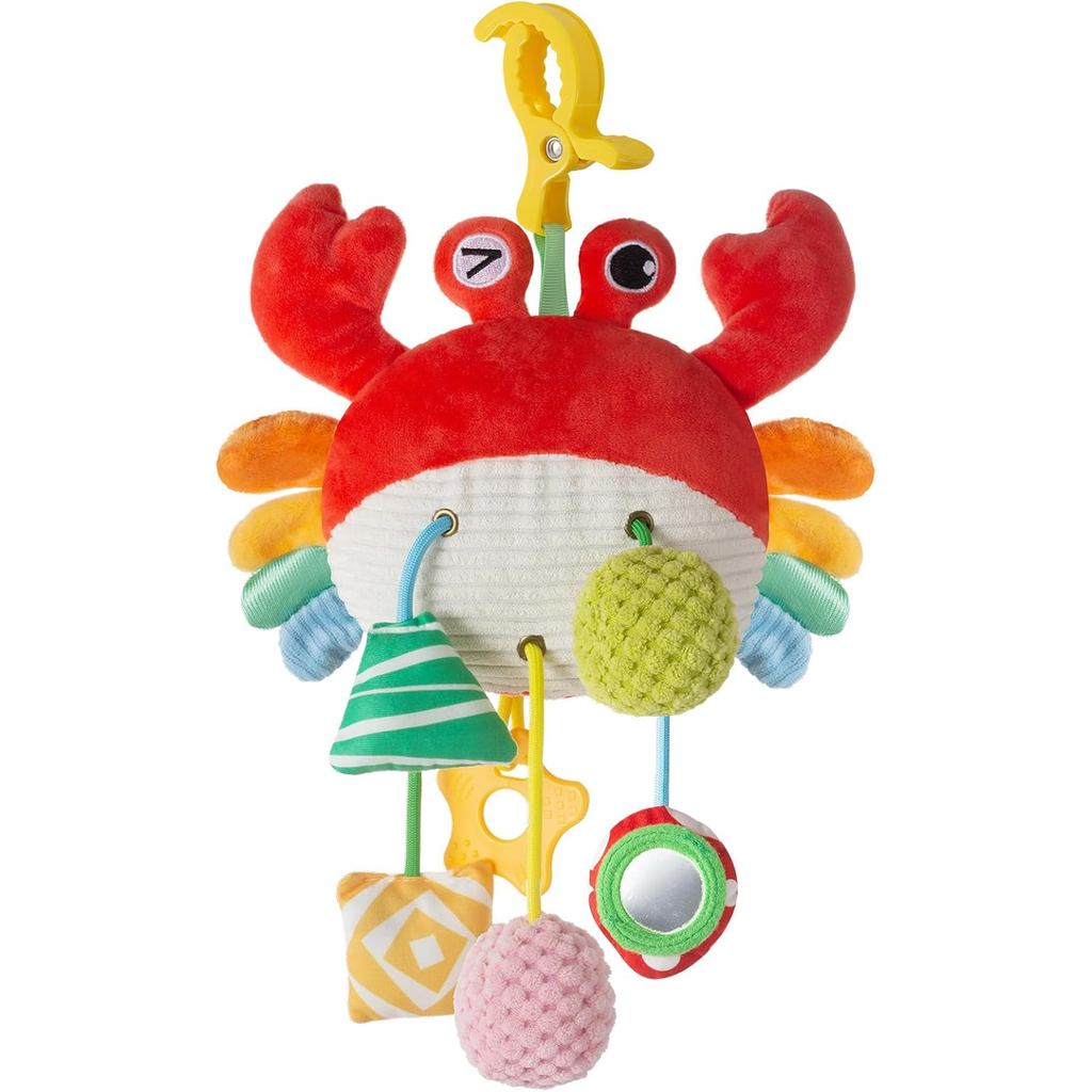 Brinquedo para Cadeira de Carro Lynncare para Bebês de 0 a 6 Meses, Brinquedo para Carrinho com Clipe Prático, Acessório