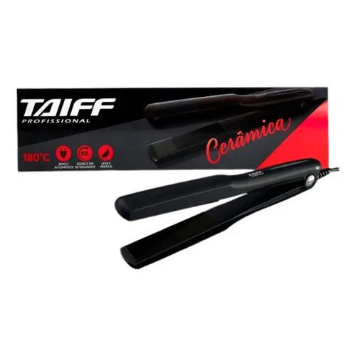 Prancha Taiff Cerâmica Preto 16799 - Reembalado
