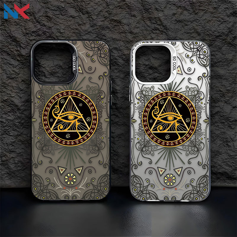 Capa Para Samsung S24 Plus S23 FE S23Ullta S21 S22 S20 A56 A55 A54 A16 A15 A35 IMD Caso De Telefone O Olho De Cruz NKCas
