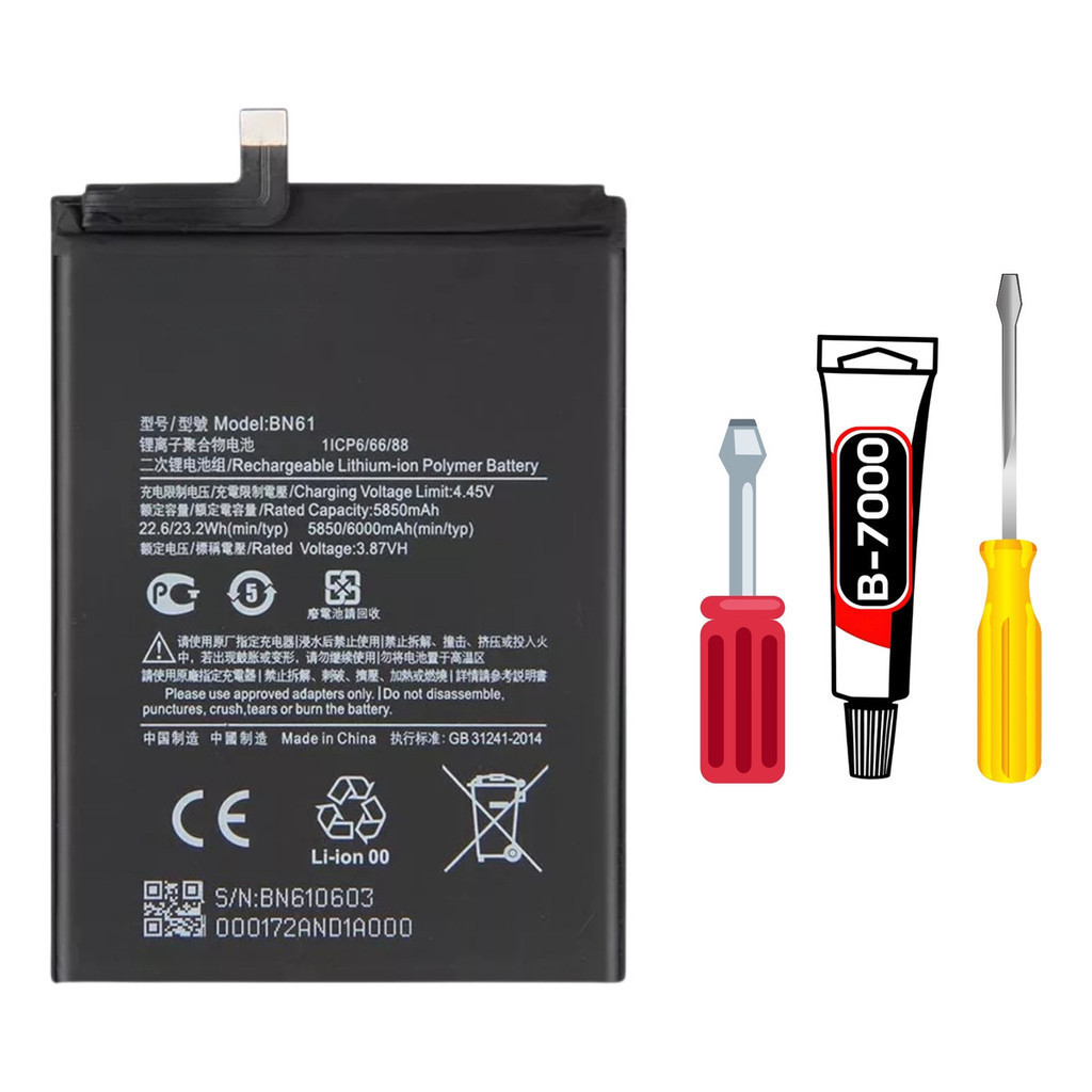 Bateria Para Poco X3 | Poco X3 Pro - Bn61 + Kit Reparo