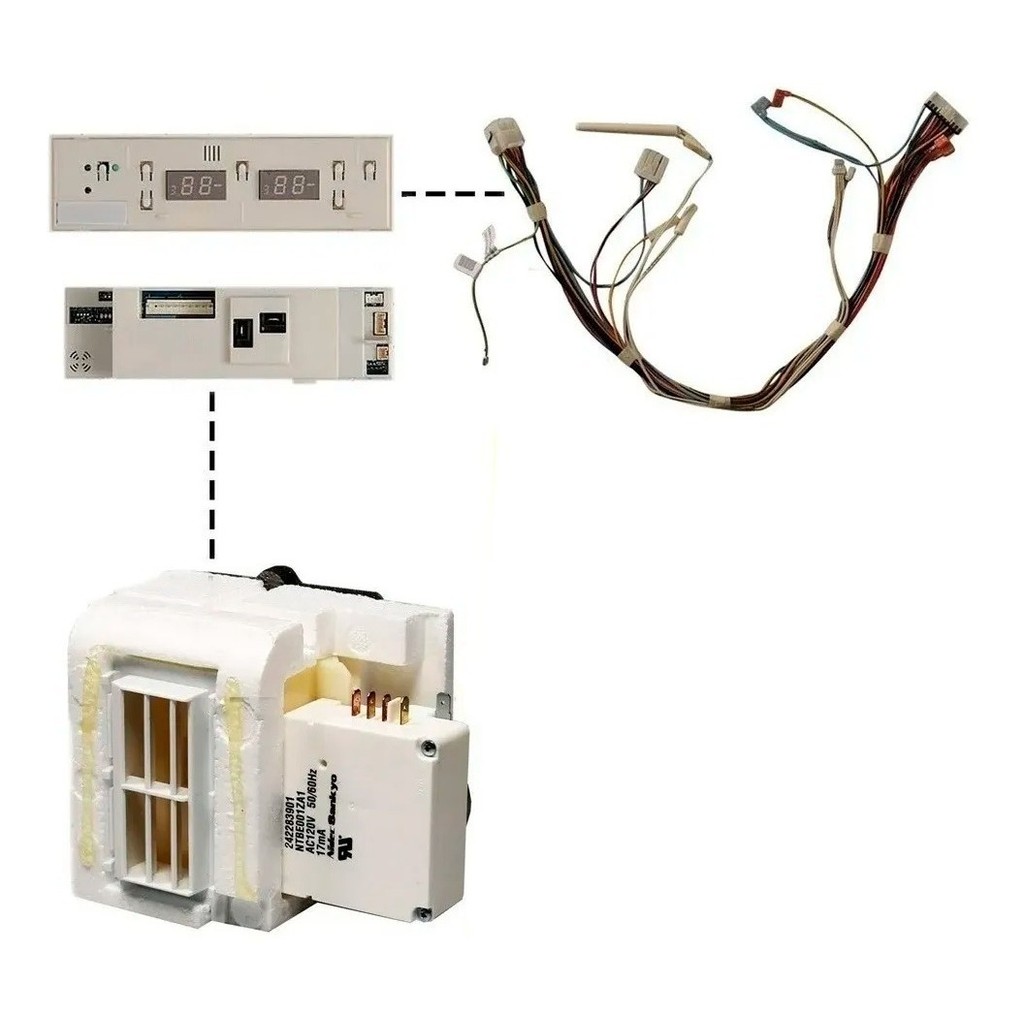 Kit Placa Side By Side Ss76 Ss77x Original Electrolux