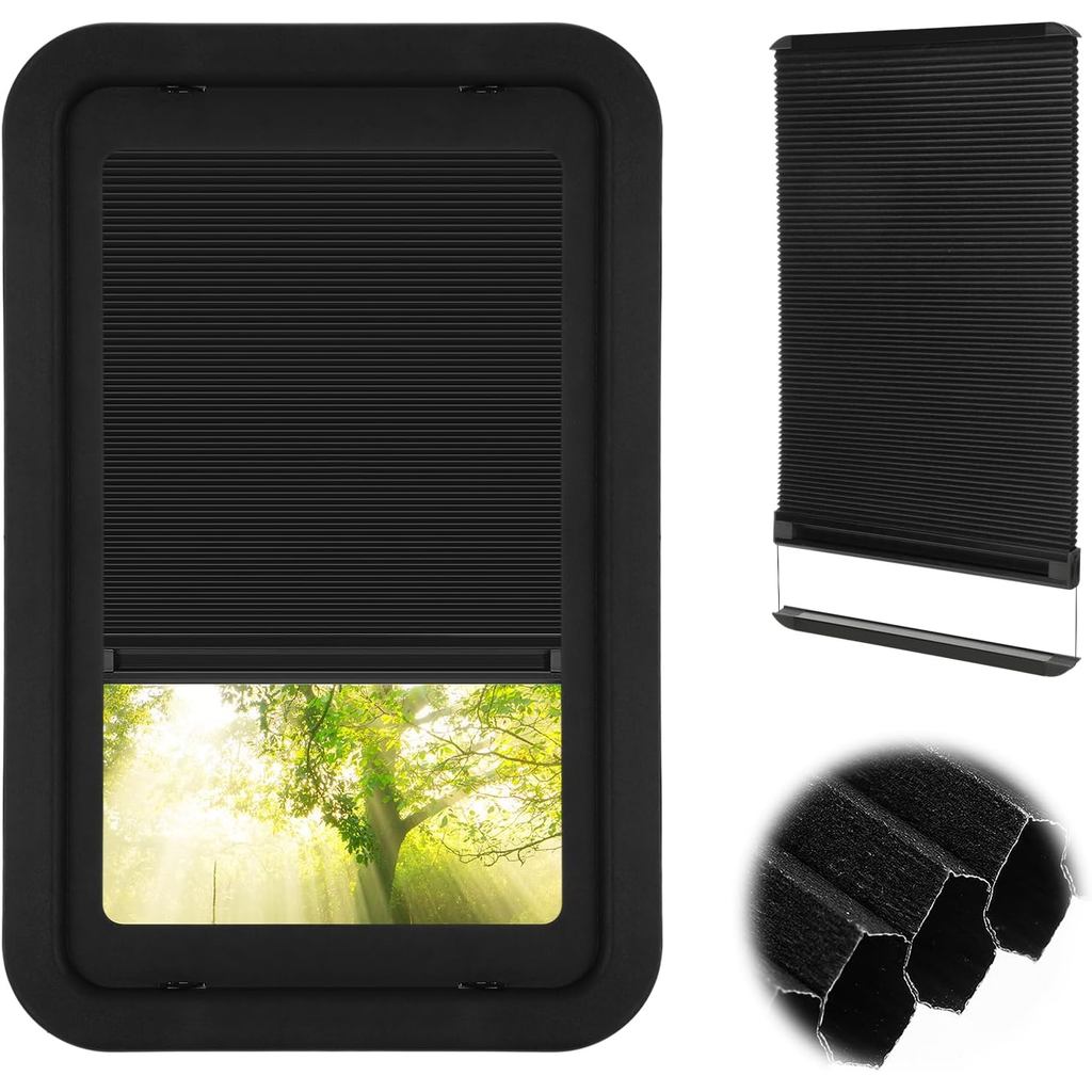 Acostop - Cortinas de Substituição para Janelas de RV para Portas de Entrada Preparadas para Lippert - Cortinas Finas pa