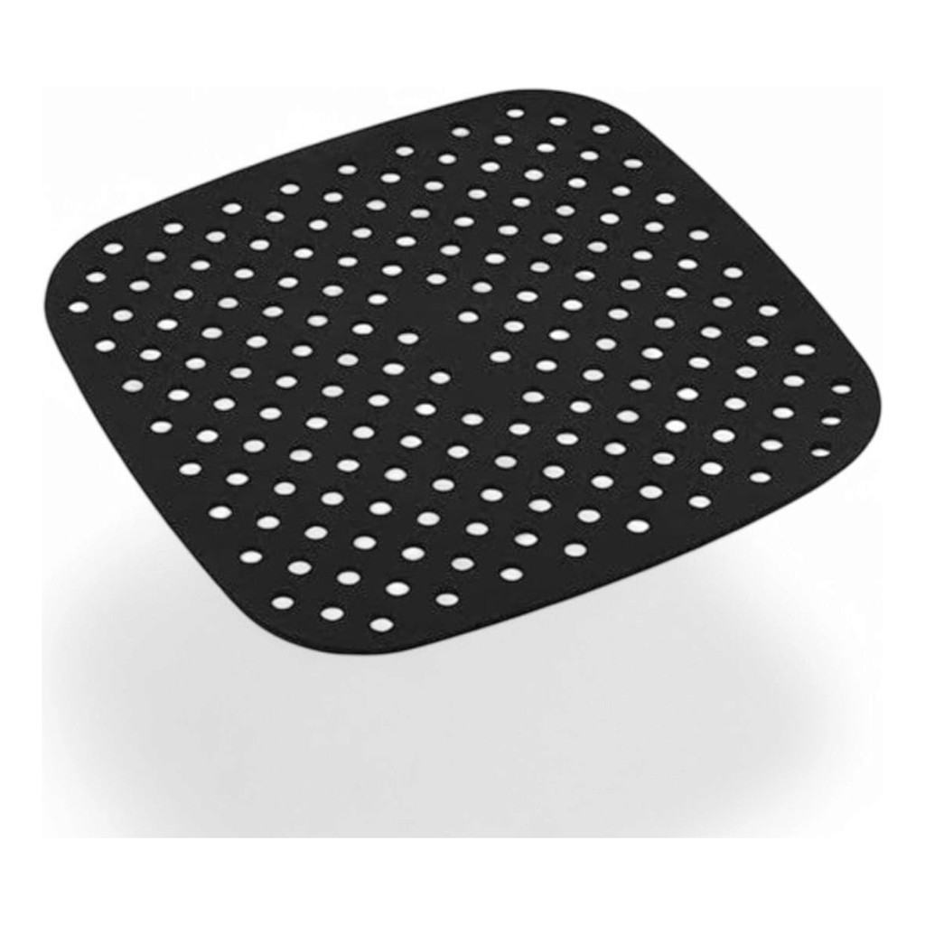 Kit Com 2 Tapete Silicone Airfryer Anti-aderente Quadrado