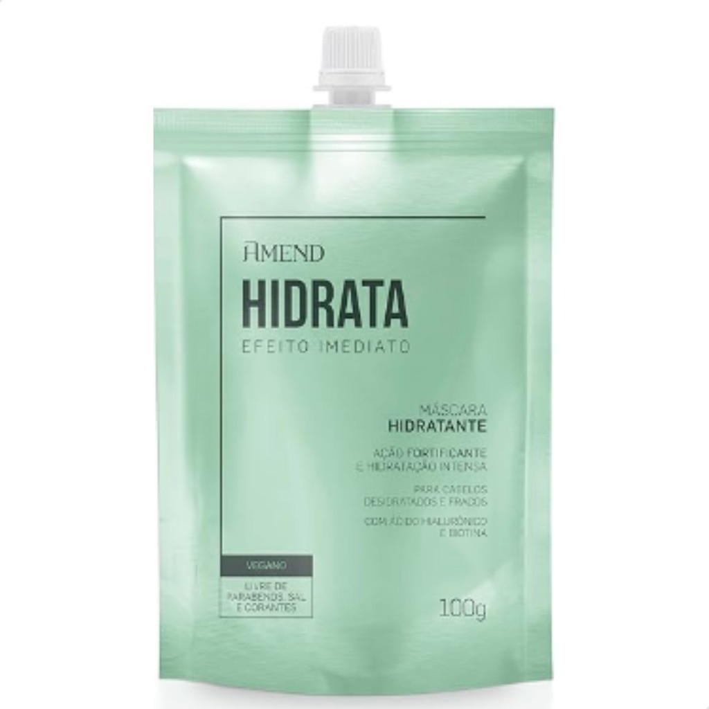 Amend Efeito Imediato Máscara Hidratante 100g Cabelos Secos em Oferta na Shopee