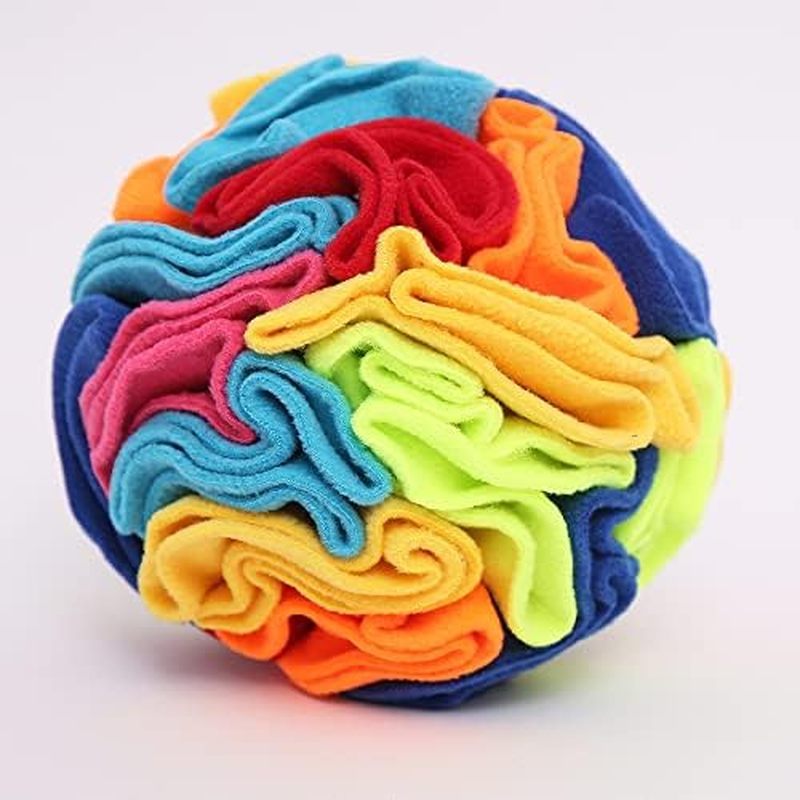 Ablechien Snuffle Ball-Nose Hair Ball para cães pequenos, brinquedos interativos para cães fazem eles ocupados, brinqued