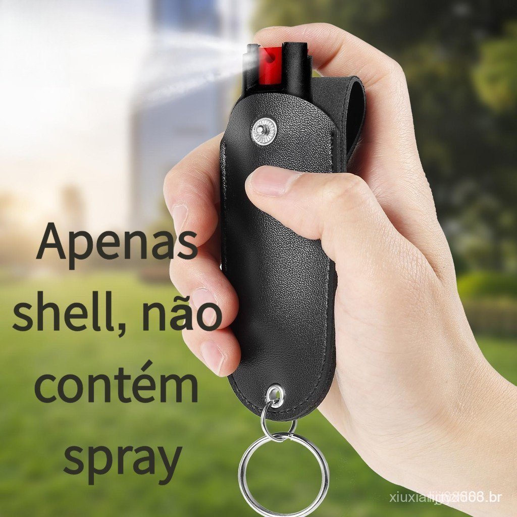3/2/1 peças de Estojo Protetor Portátil para Spray de Pimenta, Estojo Protetor de Alta Qualidade em Couro PU S5TZ