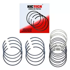 Jogo de Anéis Pistão 050 CELTA CORSA SEDAN WIND 1.0 8V MOTOR SOHC - KICTECH ANGM30100050