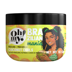 Máscara Coconut Curls Brazilian Mania 300g Oh My | Pra cabelos cacheados