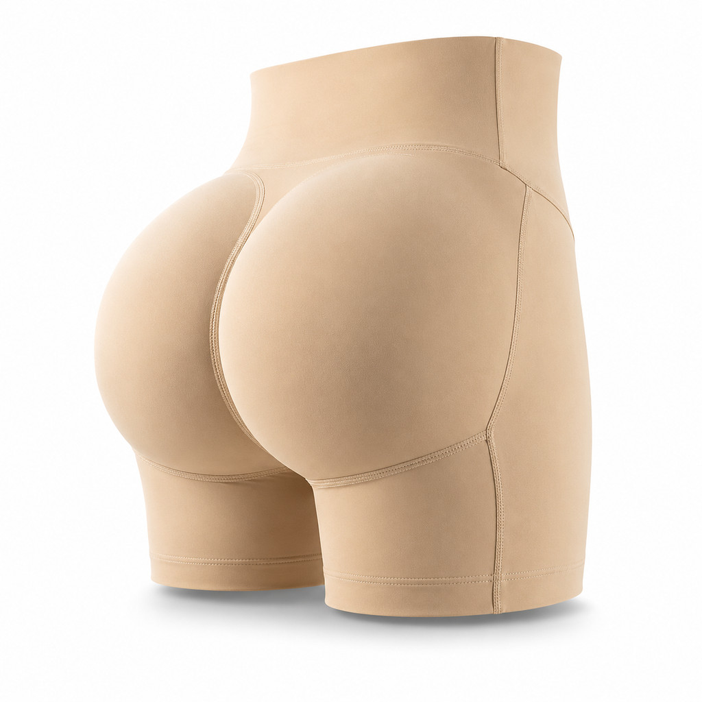 shortinho com enchimento em espuma para bundex short modelador de cintura e enchimento de bunda