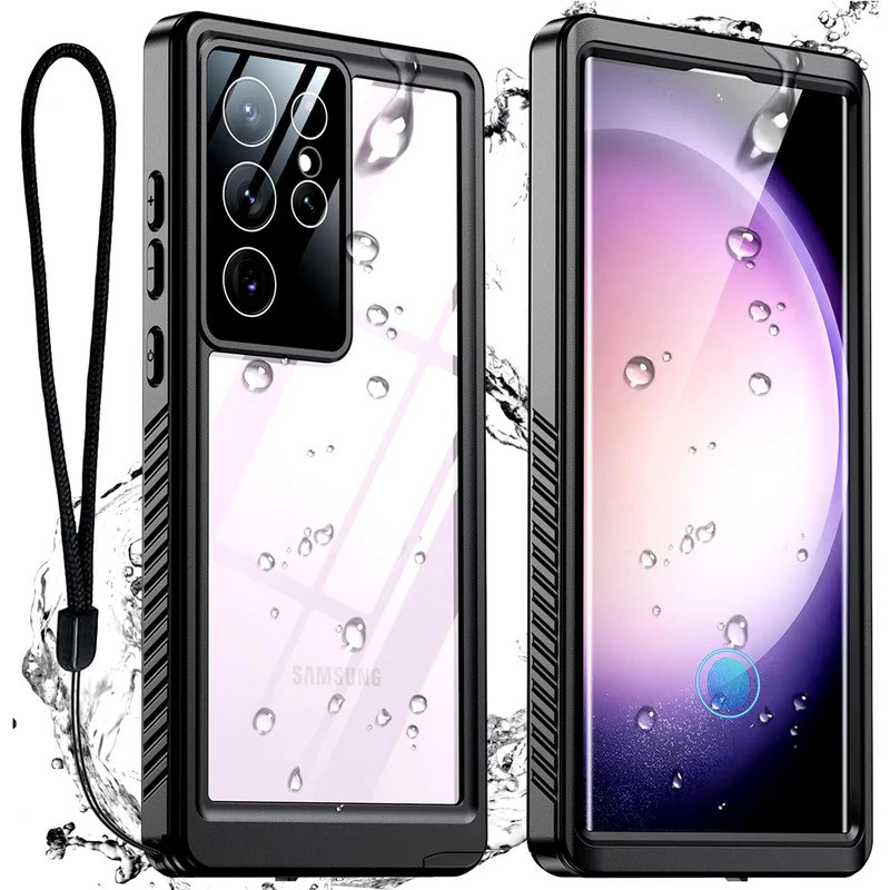 Capa à Prova d'Água IP68 Shellbox para Samsung Galaxy S26 S25 S24 S23 S22 Ultra FE A54 A14 5G, Capa Protetora para Espor