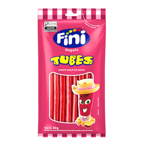 Tubes Maçã Do Amor 80g Fini Festa Junina