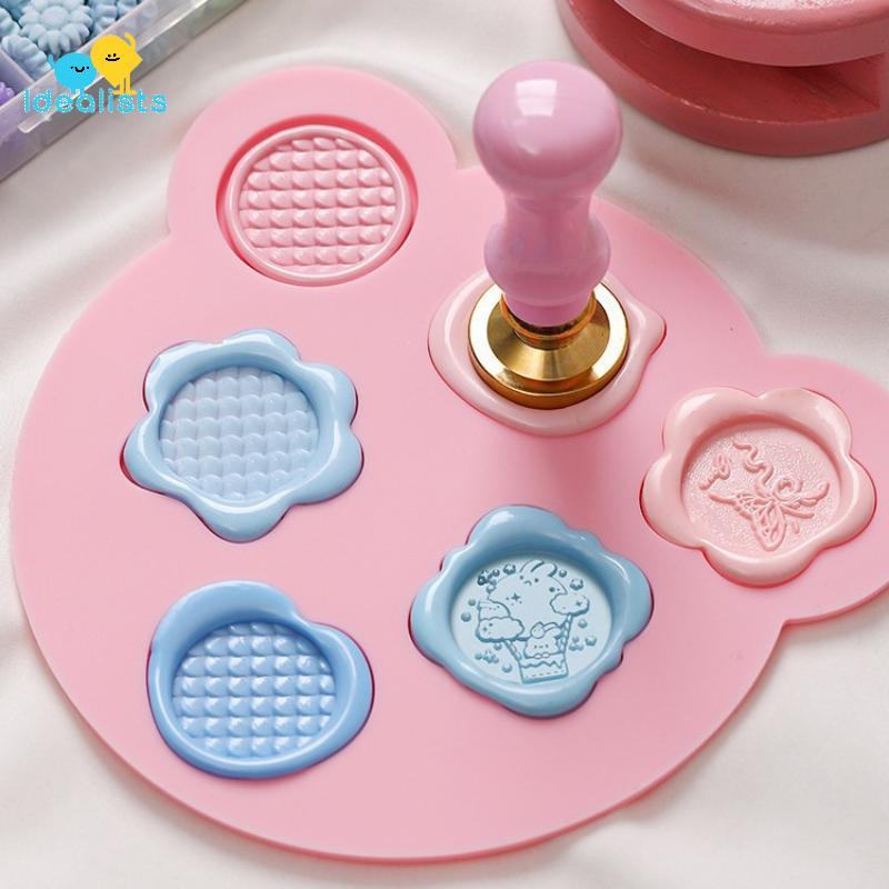 Idealistas 25mm Selo De Cera Almofada De Silicone Resistente Molde Esteira Para Vedação Segura Hobby Artesanato Agradáve