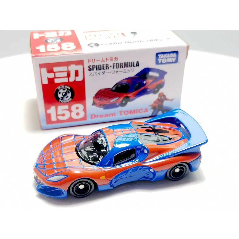Oferta especial! TOMY Tomica Homem-Aranha, figura de desenho animado, modelo de carro esportivo em liga metálica, carro