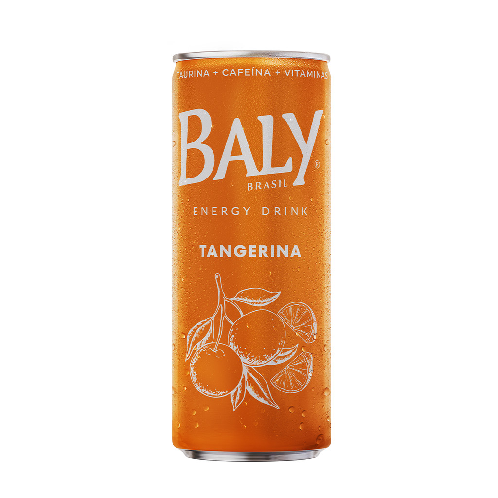 Imagem Energético Baly Energy Drink Tangerina 250ml