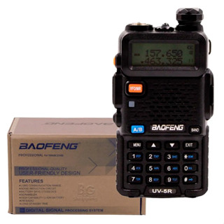 Rádio Comunicador Walk Talk Ht Baofeng Dual Band Uv5r em Oferta na Shopee