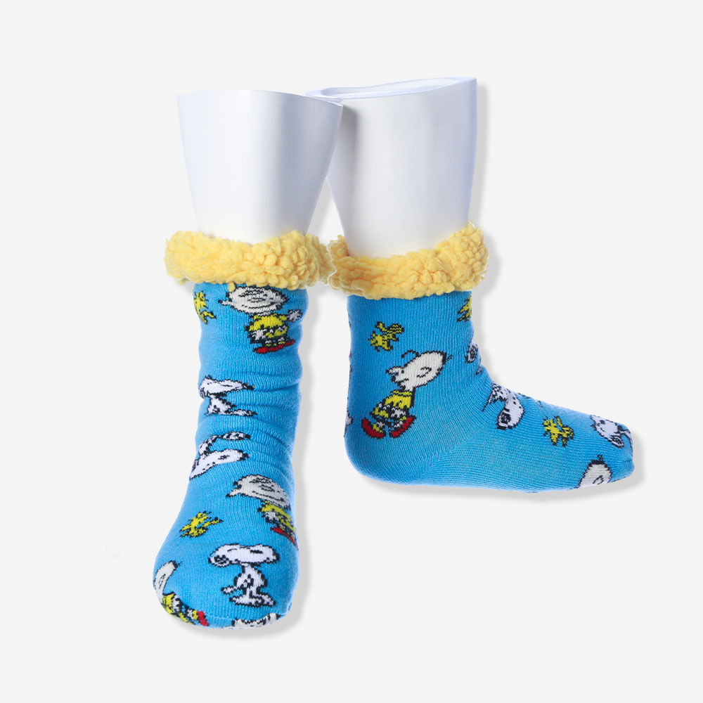 Meia Pantufa Cozy Snoopy - Peanuts em Oferta na Shopee