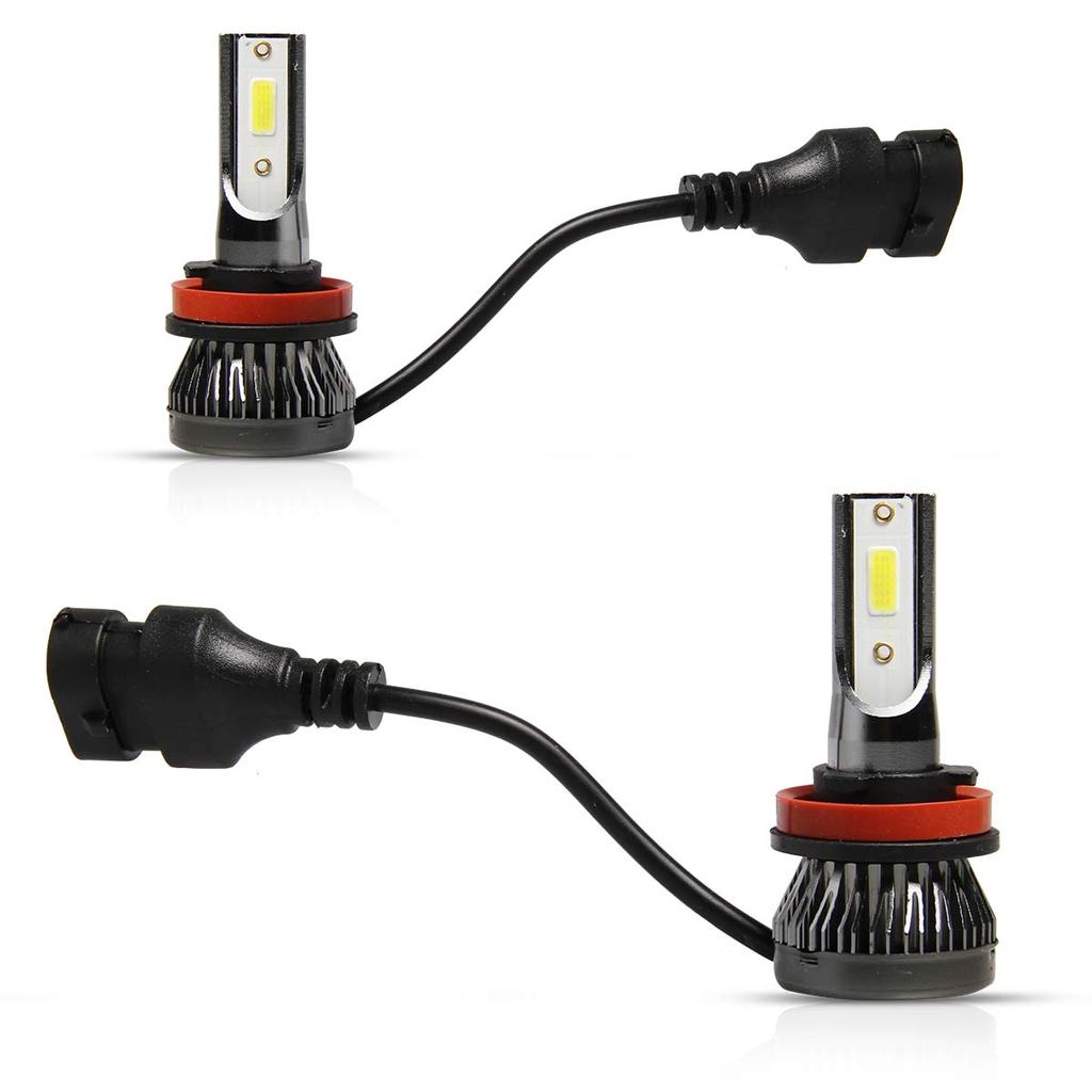 Par Lâmpada Ultra Led Light Hb3 Hb4 H1 H11 H13 H16 H3 H7 Mini 36w 20000Lm 6500K 12v