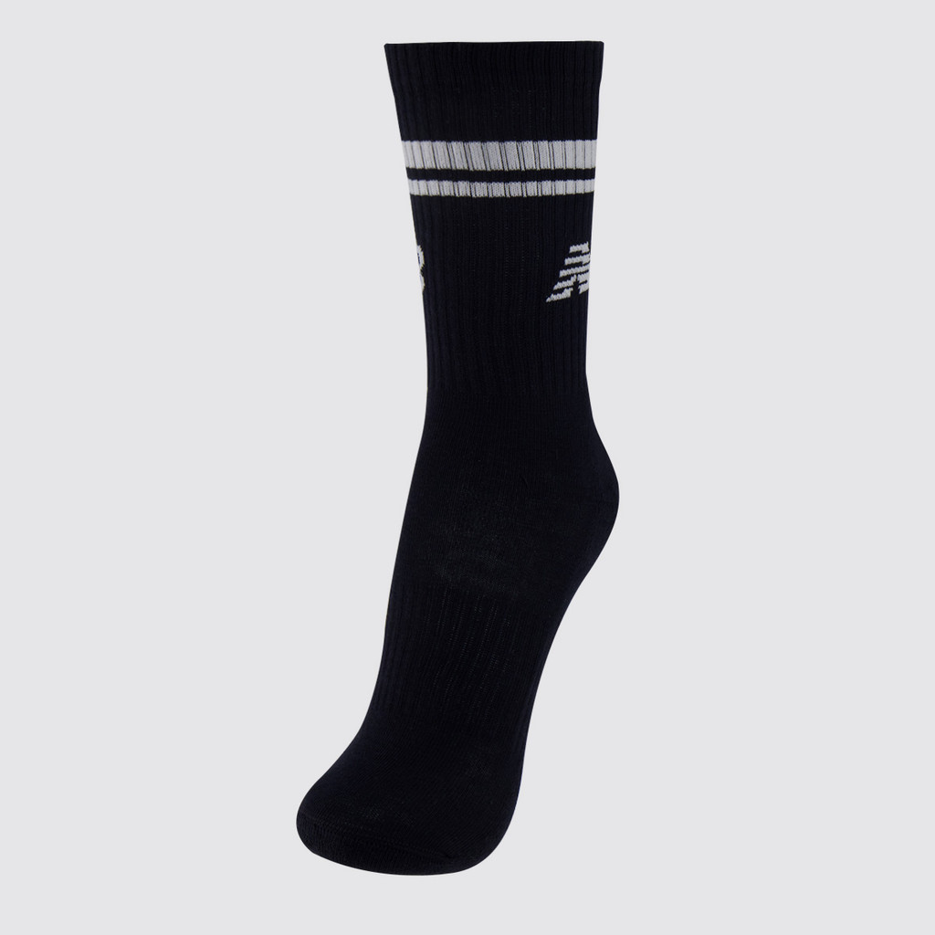 Meia New Balance Cano Alto Feminino Preta em Oferta na Shopee