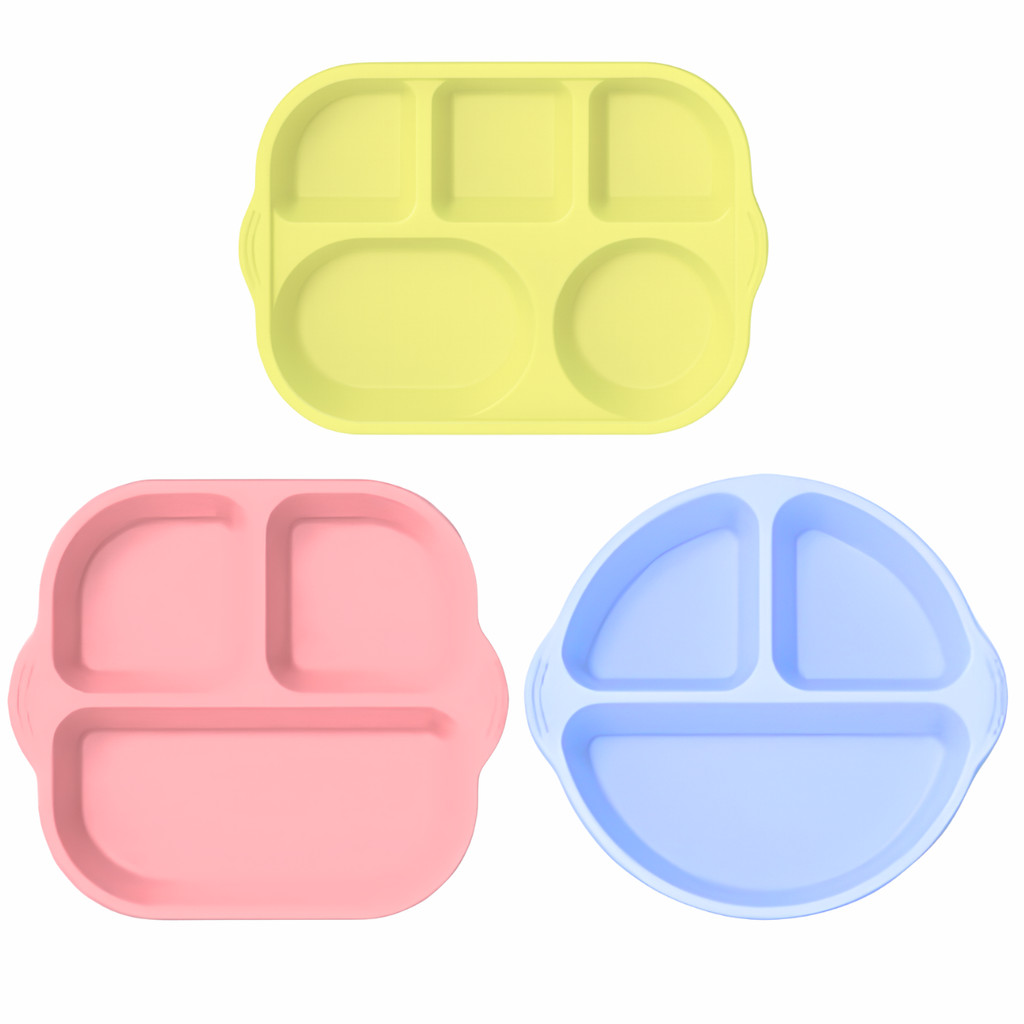 Prato Bandeja com Divisórias Multiserv Infantil Alimentos em Oferta na Shopee